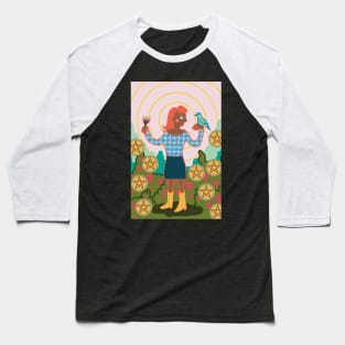 Nine of Pentacles Baseball T-Shirt